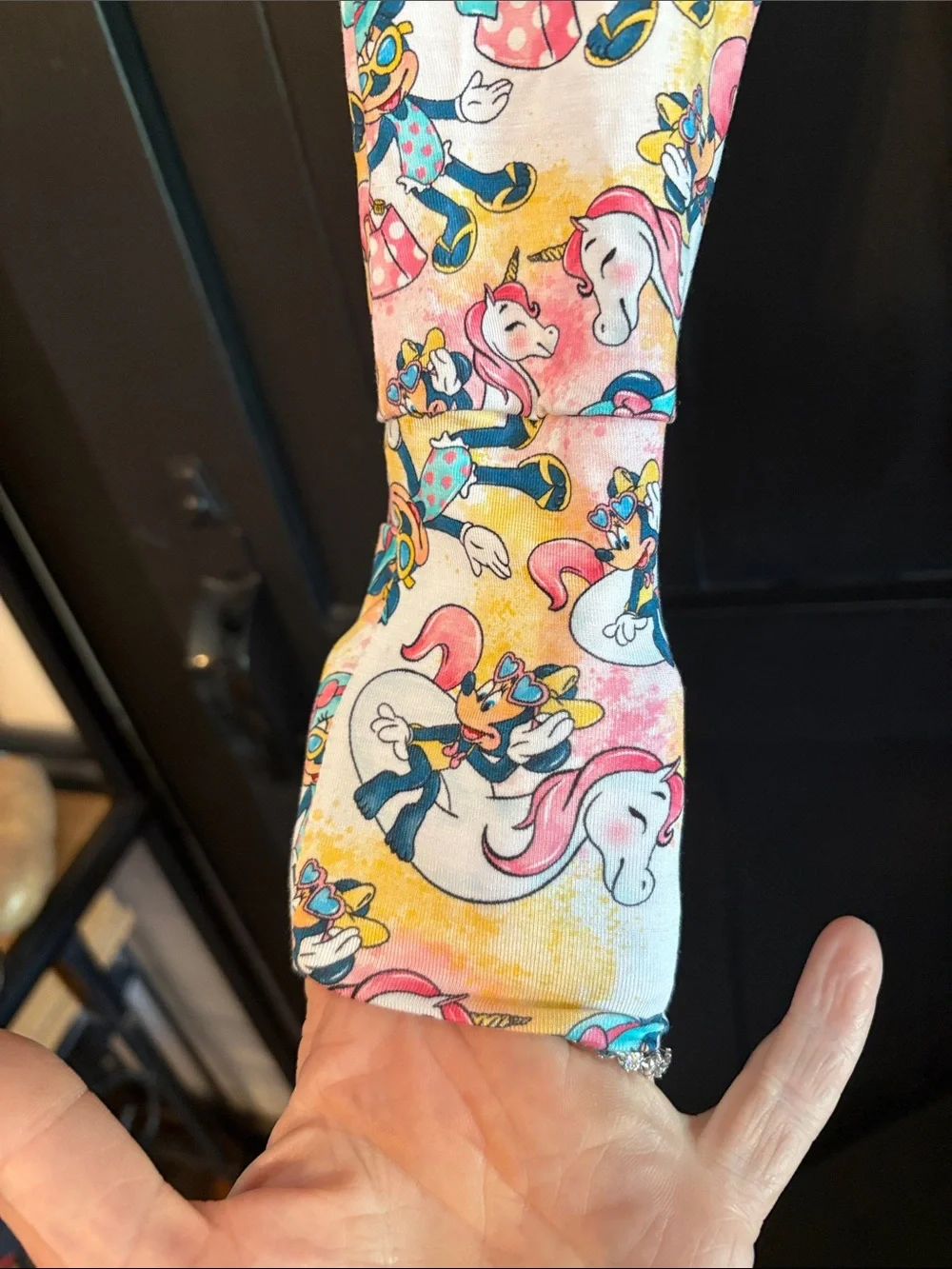 BAMBOO Multicolor Unicorn & Minnie Mouse Zippie